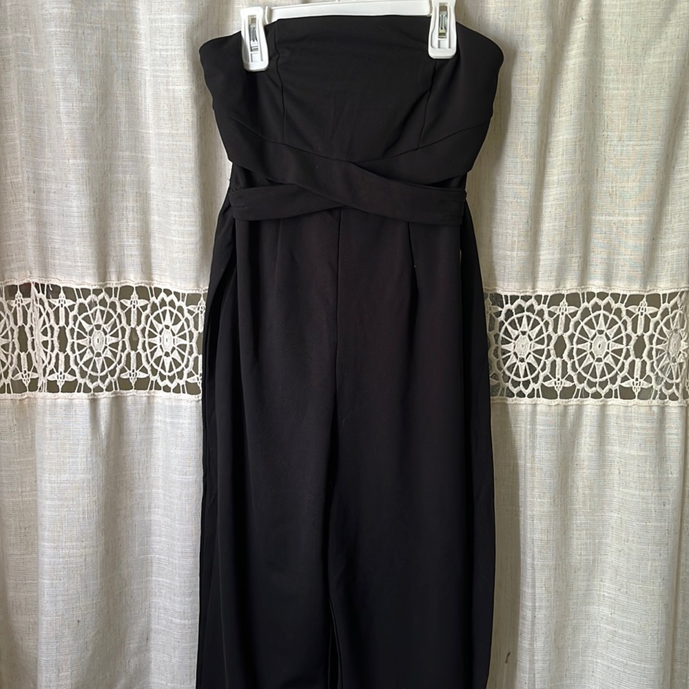 Strapless romper